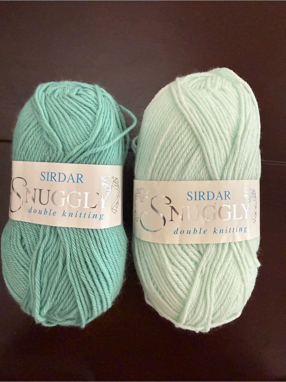 Sirdar Snuggly Double Knitting Yarn - Mint & Pale Mint